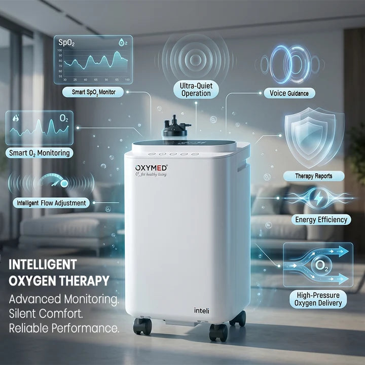 Oxymed Inteli 5 LPM Oxygen Concentrator