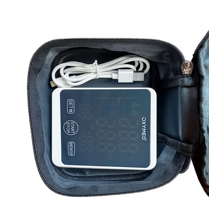 Oxymed Fully Automatic Digital Blood Pressure Monitor for Home Use – Upper Arm BP Machine with Large LED, Memory Storage & Hypertension Indicator